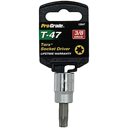 Pro-Grade 3/8 In. Drive T47 Internal Torx Socket