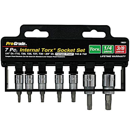 Pro-Grade 7 Pc. Internal Torx Socket Set