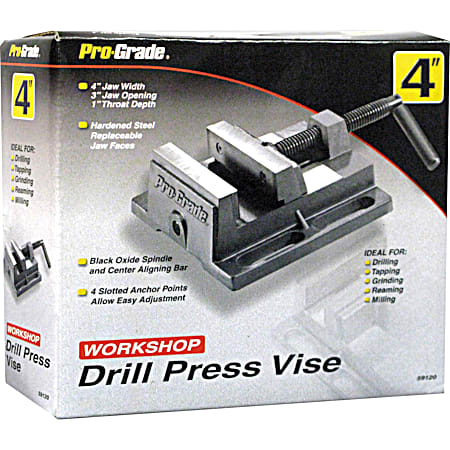 4 In. Flat Drill Press Vise