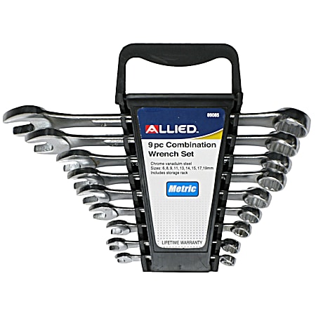 Allied 9 Pc. Metric Combination Wrench Set