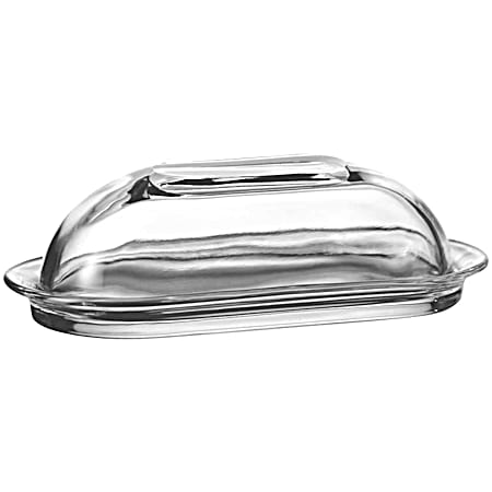 Anchor Hocking Glass Covered Butter Dish