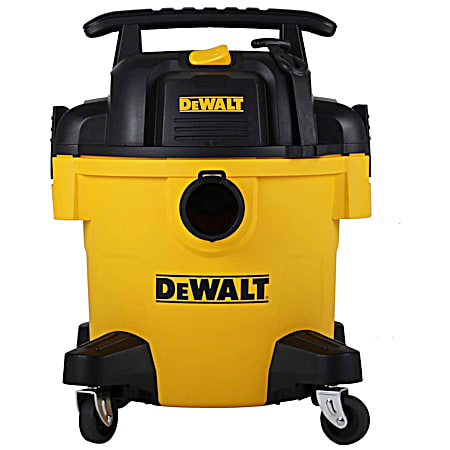 DEWALT 5 gal Yellow/Black Poly Wet/Dry Vacuum