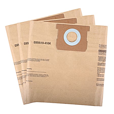 5-8 gal Dust Filter Bag - 3 Pk