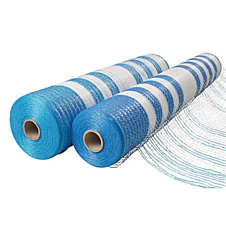 Edge to Edge Blue & White Bale Net Wrap