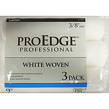 ProEdge Professional 9 in Woven Paint Roller Covers - 3 Pk