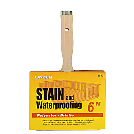 Linzer Stain & Waterproofing Polyester Brush