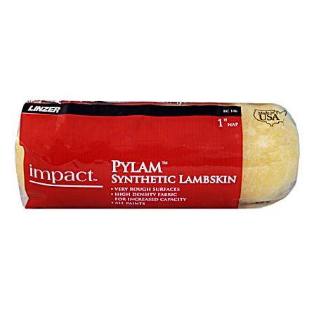 impact Pylam 9 in Synthetic Lambskin Paint Roller Cover