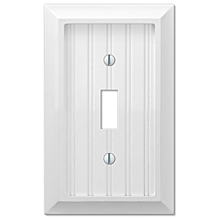 Amerelle Cottage Wood Wallplate - Toggle/White