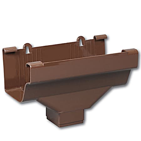 5 in Brown Vinyl Traditional Drop Outlet