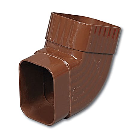 2 x 3 Brown Vinyl Traditional B or Side Elbow