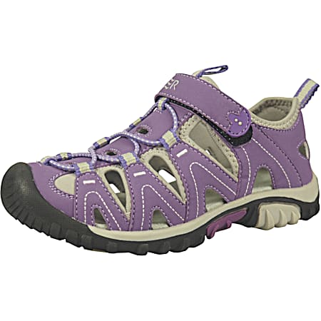Kids' Purple Closed-Toe Water Sandal