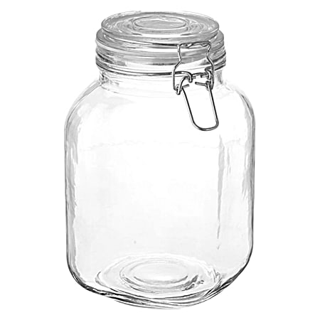 67 oz Hermes Glass Jar w/ Lid