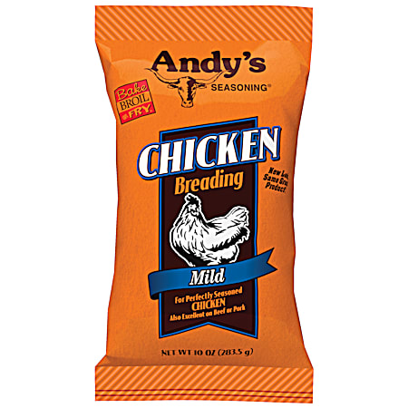 Andy's Seasoning 10 oz Mild Chicken Breading