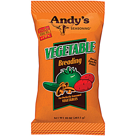 Andy's Seasoning 10 oz Vegetable Breading