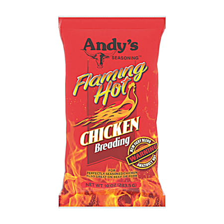 Andy's Seasoning 10 oz Flaming Hot Chicken Breading