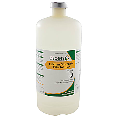 500 mL Calcium Gluconate 23% Solution