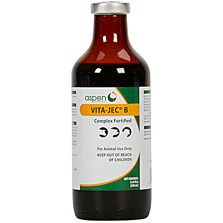 AGRIpharm 250 mL Vita-Jec B Vitamin B Complex for Cattle, Swine & Sheep
