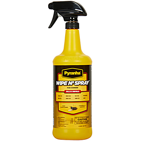 1-qt Wipe N' Spray Flying Insect Spray for Horses