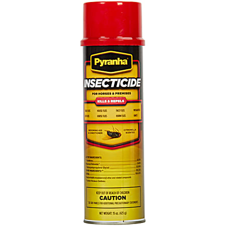 Pyranha 15-oz Aerosol Fly Spray Insecticide for Horses & Premises