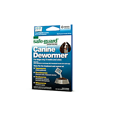 Safe-Guard Medium Dogs 11 to 20 lbs Canine Dewormer