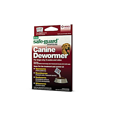 Safe-Guard Large Dogs 21 to 40 lbs Canine Dewormer