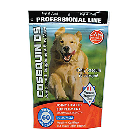 Cosequin Joint Health Supplement Dog Soft Chews - 60 Ct