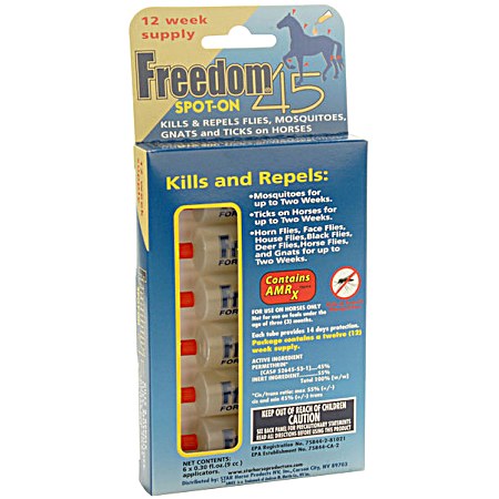 Freedom 45 Spot-On 12 Week Supply