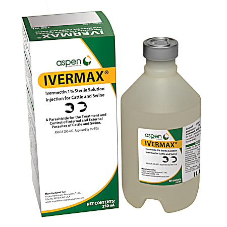 Ivermax 1% Injectable Sterile Solution for Cattle & Swine