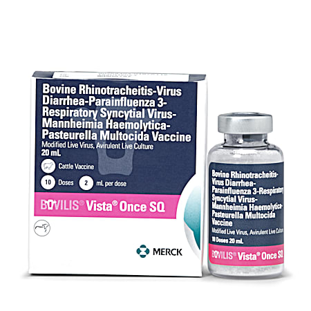 VISTA ONCE SQ Cattle Vaccine - 10 Dose
