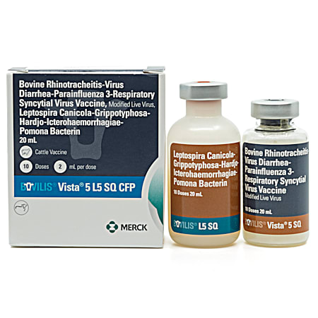 VISTA 5L5 SQ Cattle Vaccine - 10 Dose