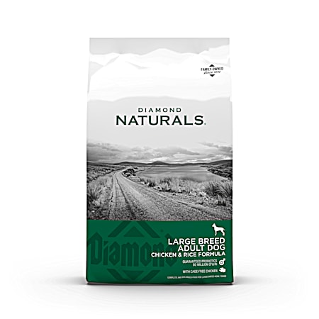 Naturals Adult Large Breed Chicken & Rice Dry Dog Food, 40 lbs