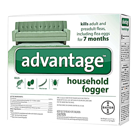 Advantage Household Flea & Tick Fogger - 3 Pk