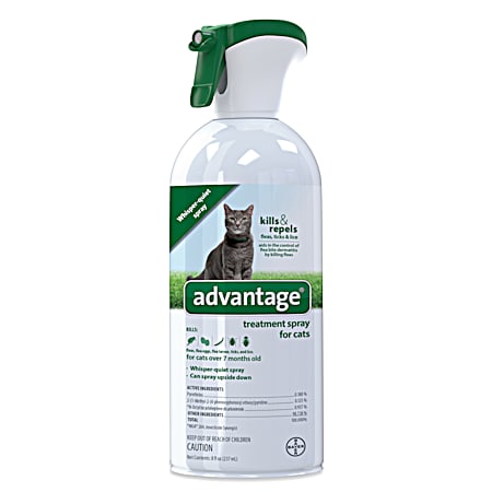 12 oz Cat Flea & Tick Treatment Spray