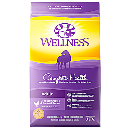 Wellness Complete Health Chicken & Oatmeal Recipe Adult Dry Dog Food