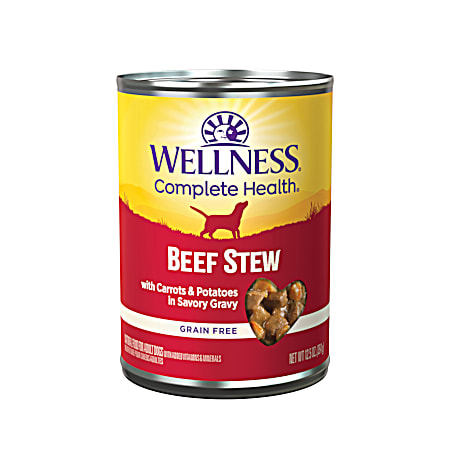 Wellness 12.5 oz Beef Stew w/ Carrots & Potatoes Wet Dog Food