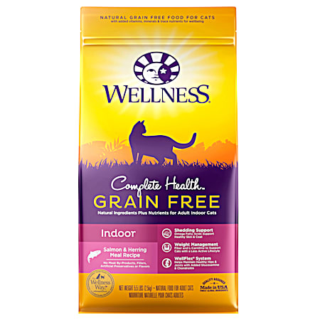 Complete Health Grain Free Indoor Salmon & Herring Meal Recipe Adult Dry Cat Food