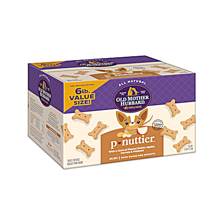 Old Mother Hubbard Mini Classic P-Nuttier Oven-Baked Dog Biscuits