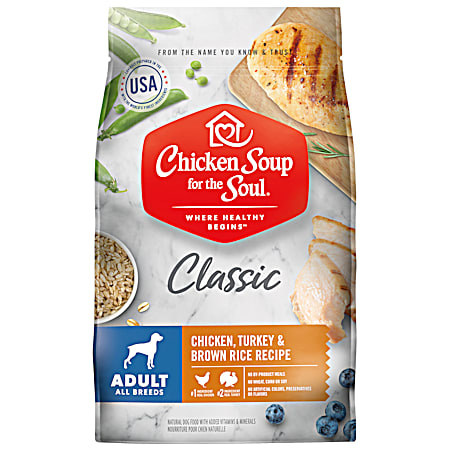 Adult Chicken, Turkey & Brown Rice Recipe Dry Dog Food