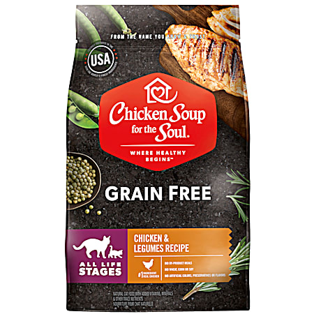 Grain Free Chicken & Legumes Recipe Cat Dry Food