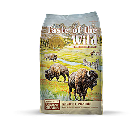Ancient Prairie All Lifestages Roasted Bison & Roasted Venison Dry Dog Food 28 lbs