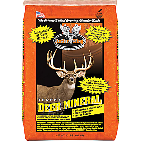 Trophy Deer Mineral 20 lb Mineral Bag