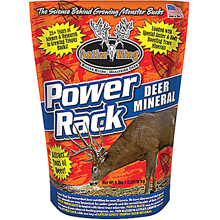 Antler King Power Rack 5 lb Dry Deer Mineral Supplement