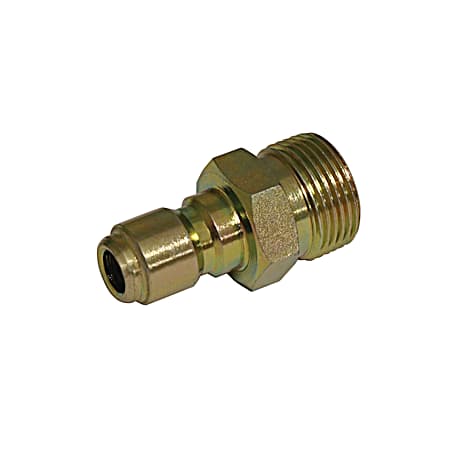 3/8 in Quick-Disconnect Plug X Male Metric Pressure Washer Adapter