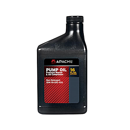 16 fl oz Pump Oil for Pressure Washer & Air Compressor