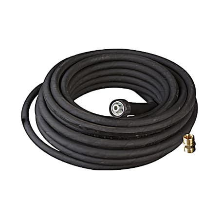 3/8 in x 50 ft 4000 PSI Pressure Washer Hose Assembly Male x Male Swivel
