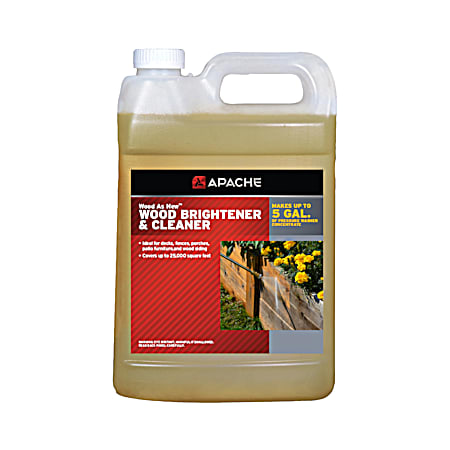 1 gal 1:5 Super Concentrate Wood-As-New Pressure Washer Cleaner