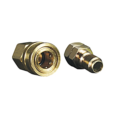 Apache 3/8 in Quick Disconnect Brass Pressure Washer Adapter Set