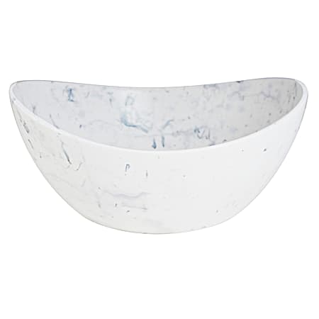 ECOSMART 3 qt Eco-Marble White Serving Bowl