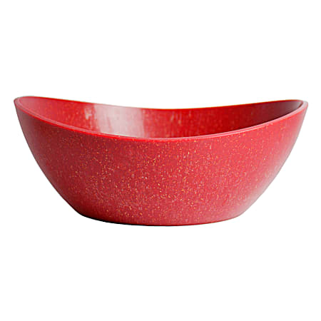 ECOSMART 7 qt Red Polyflax Large Serving Bowl