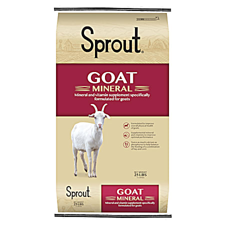 25 lbs Goat Mineral Supplement